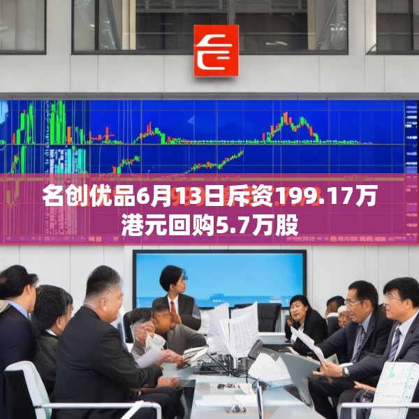 名创优品6月13日斥资199.17万港元回购5.7万股