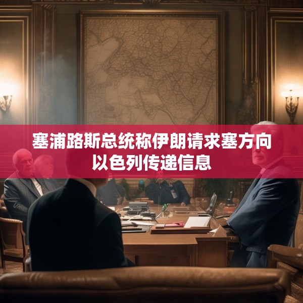 塞浦路斯总统称伊朗请求塞方向以色列传递信息