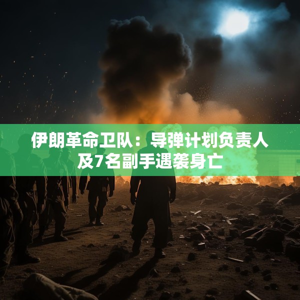 伊朗革命卫队：导弹计划负责人及7名副手遇袭身亡