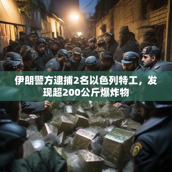 伊朗警方逮捕2名以色列特工，发现超200公斤爆炸物