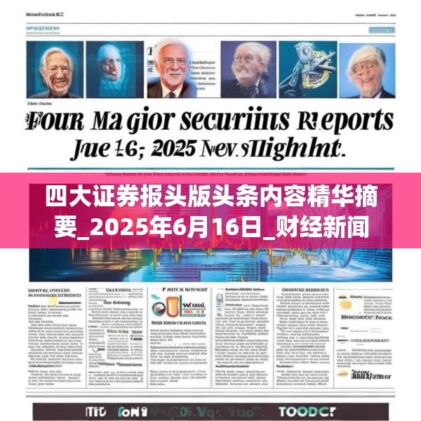 四大证券报头版头条内容精华摘要_2025年6月16日_财经新闻