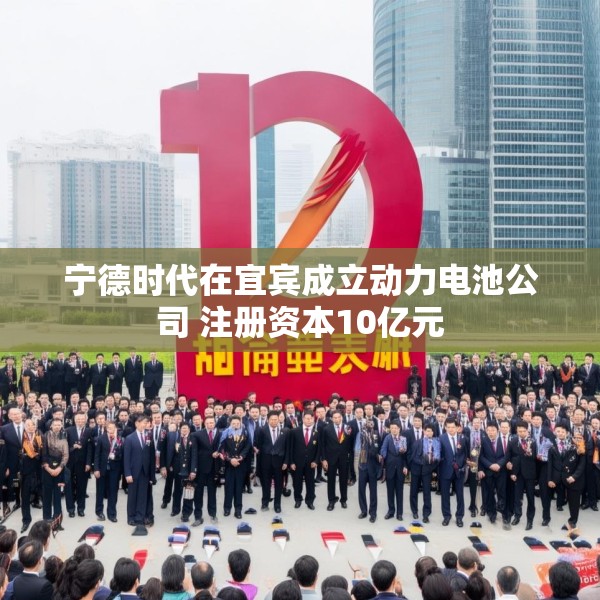 宁德时代在宜宾成立动力电池公司 注册资本10亿元